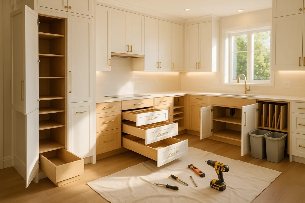 Seattle Kitchen Cabinetry and Storage Remodeling